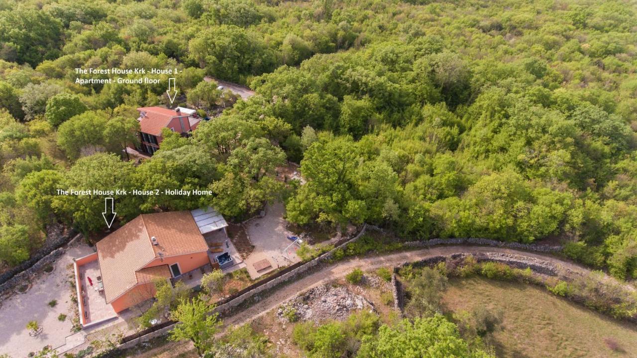 The Forest House Krk 1 Kras Exterior photo