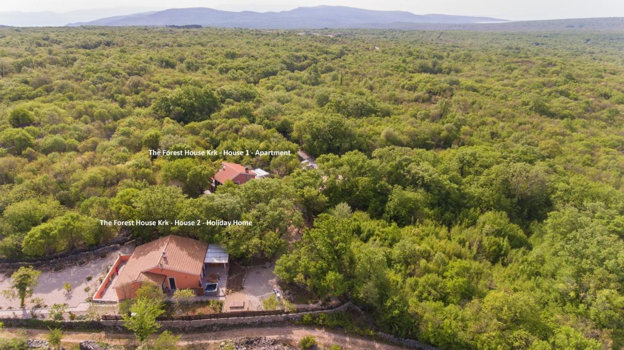 The Forest House Krk 1 Kras Exterior photo